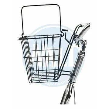 114 Compact QR Front Bike Basket - Black