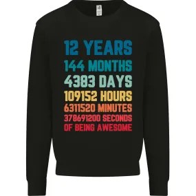 12th Birthday 12 Year Old Kids Sweatshirt Jumper