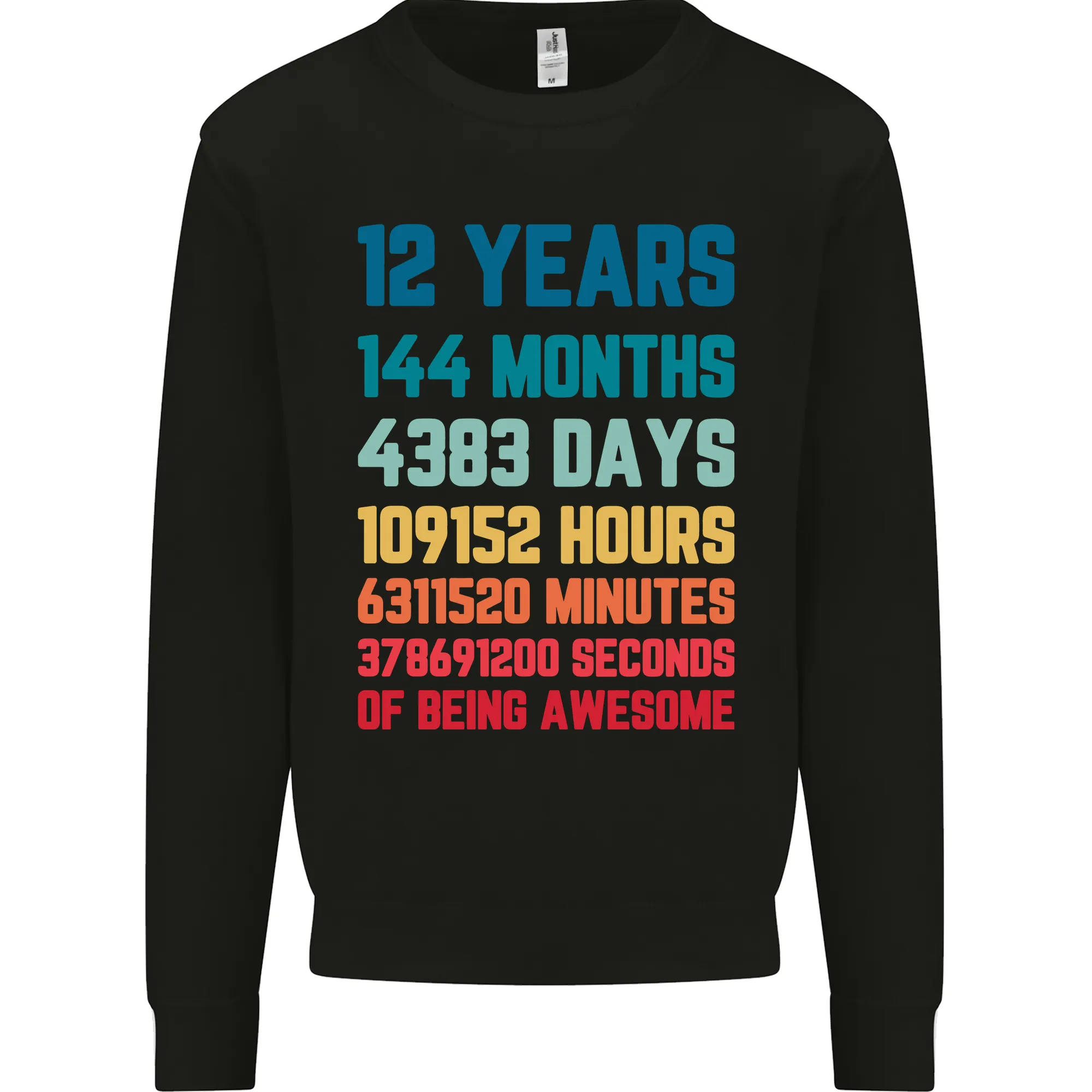 12th Birthday 12 Year Old Kids Sweatshirt Jumper