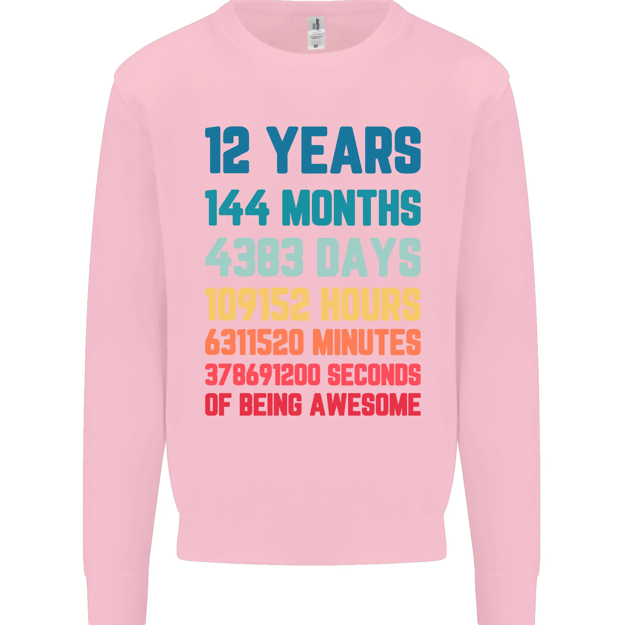 12th Birthday 12 Year Old Kids Sweatshirt Jumper