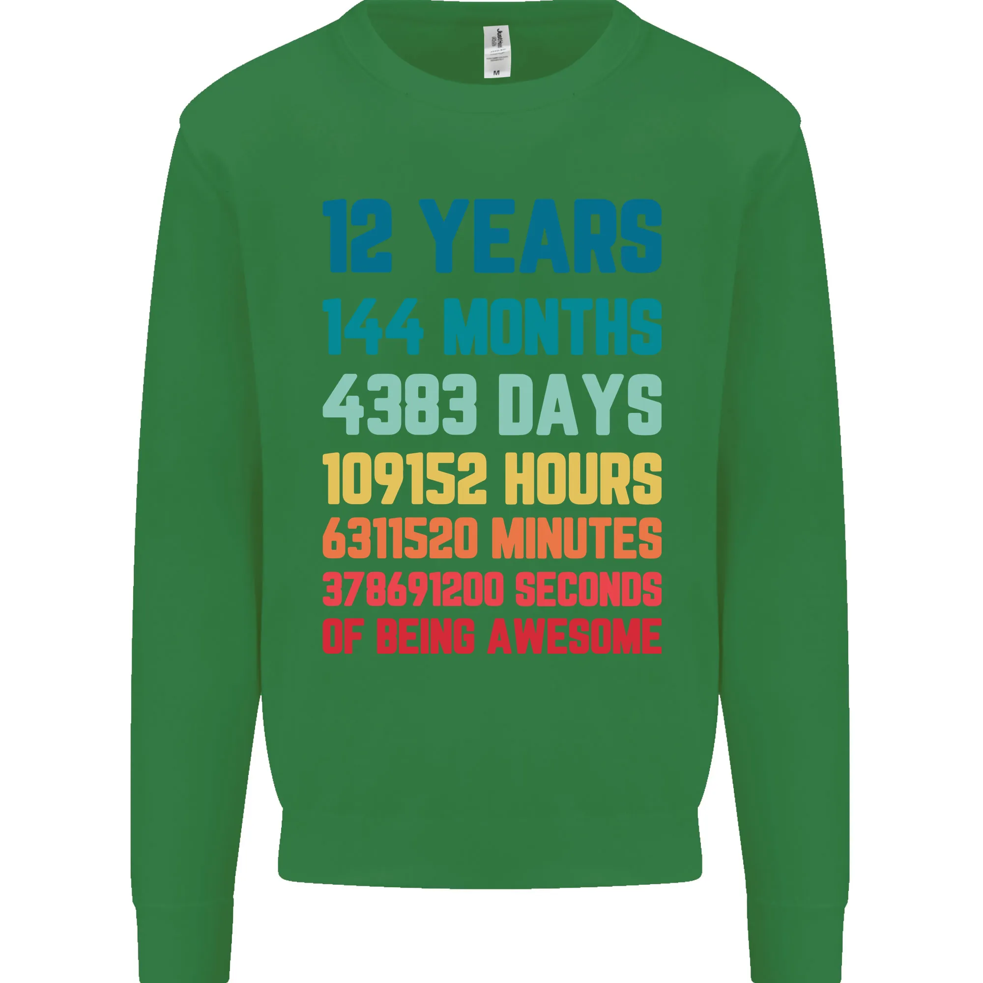 12th Birthday 12 Year Old Kids Sweatshirt Jumper