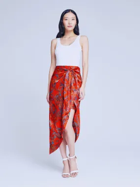 3381PXLrmlp L'Agence Esa Sarong Skirt