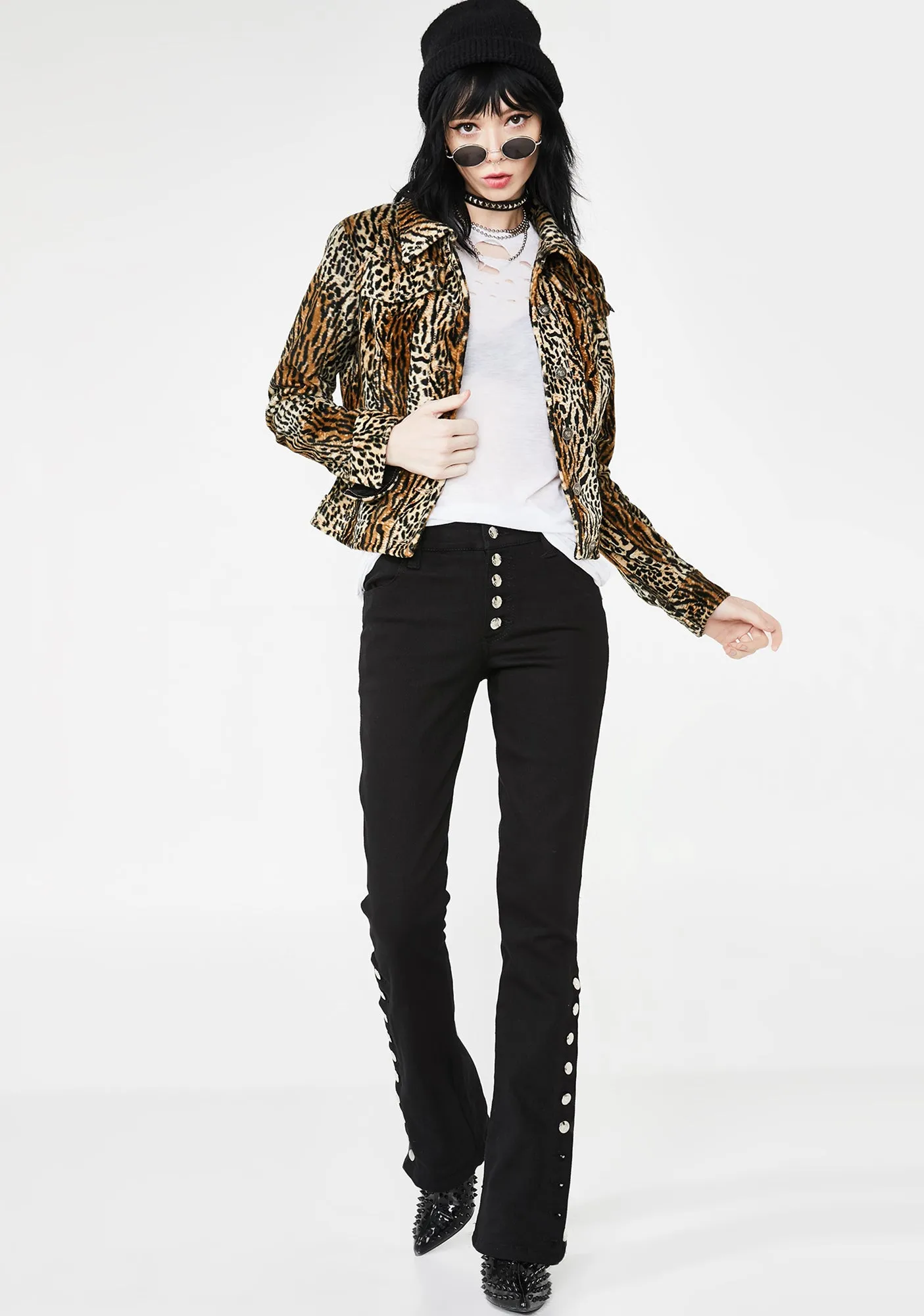 90s Leopard Jacket