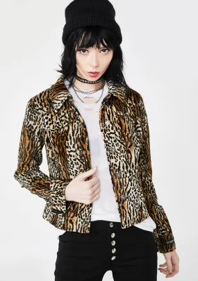 90s Leopard Jacket