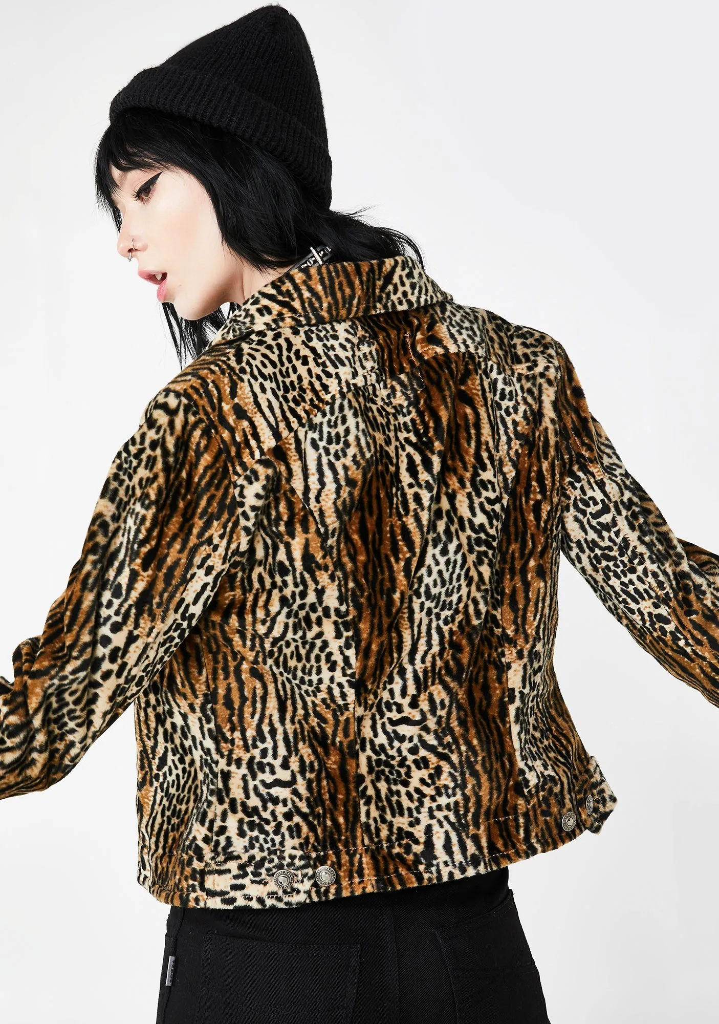 90s Leopard Jacket