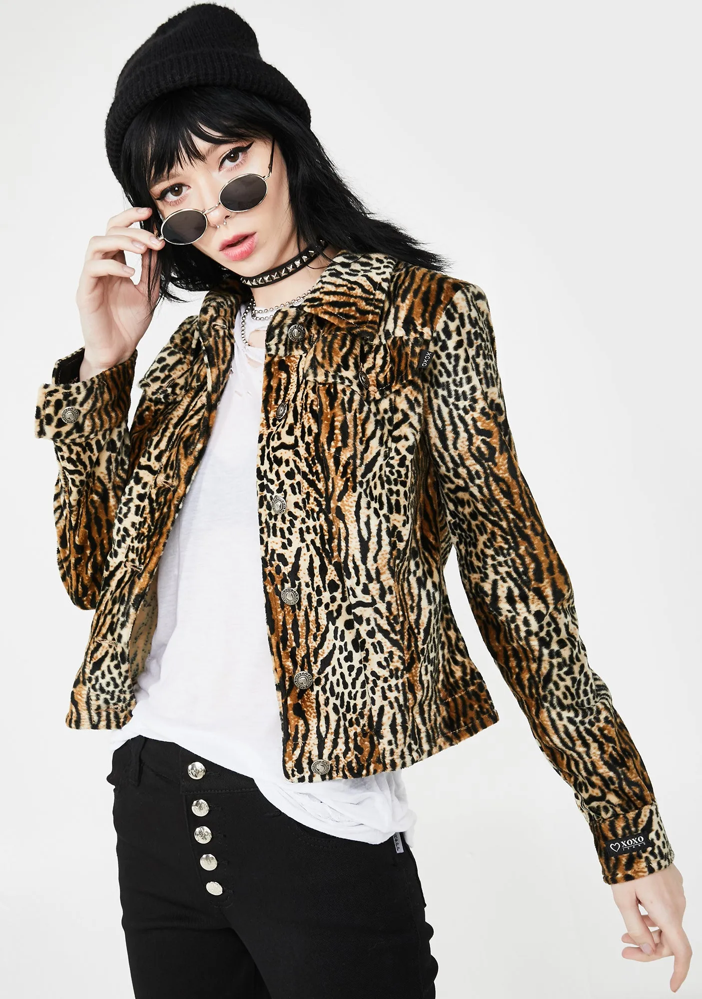 90s Leopard Jacket