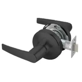 Accentra (Yale) MO4601LN-BSP Passage Function Cylindrical Lock - Grade 2, MO Lever, 2Schlage "C" Key way, BSP Black Suede Powder Coat