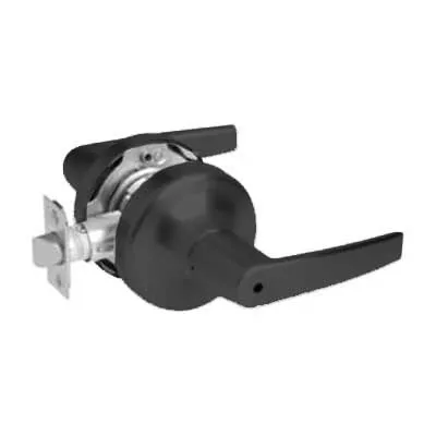 Accentra (Yale) MO4602LN-BSP Privacy Function Cylindrical Lock - Grade 2, MO Lever, BSP Black Suede Powder Coat