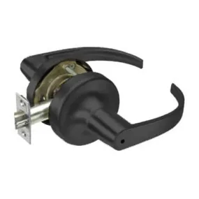 Accentra (Yale) PB4602LN-BSP Privacy Function Cylindrical Lock - Grade 2, PB Lever, BSP Black Suede Powder Coat