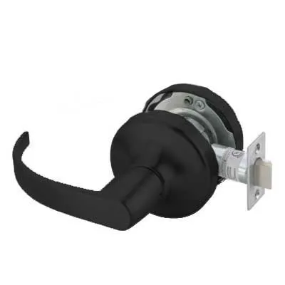 Accentra (Yale) PB4628LN-BSP Passage Communicating Door Lock - Grade 2,  Pacific Beach Lever, BSP Black Suede Powder Coat