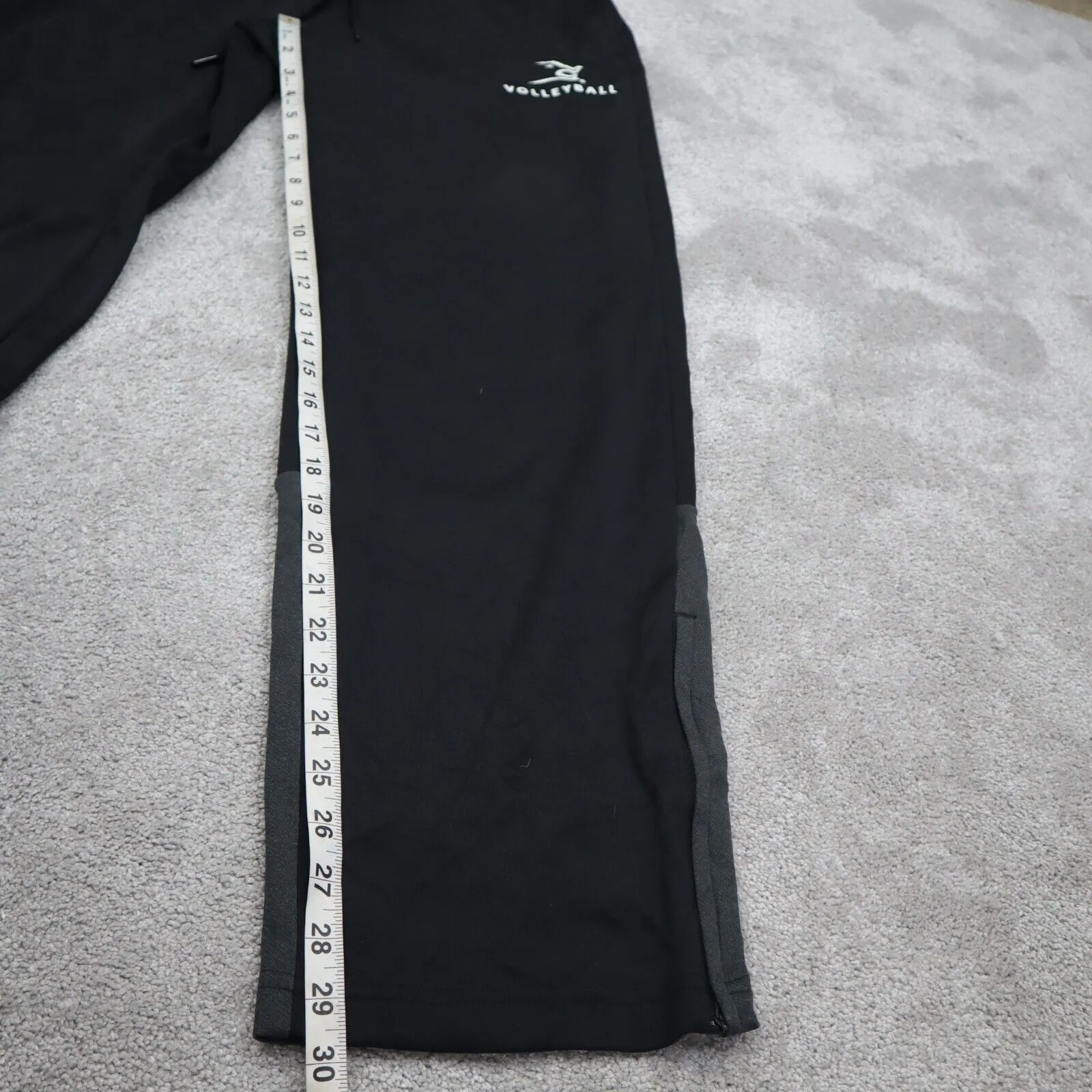 Adidas Volley Ball Pants Youth Boys Large Black Athletics Sportswear Logo Pants