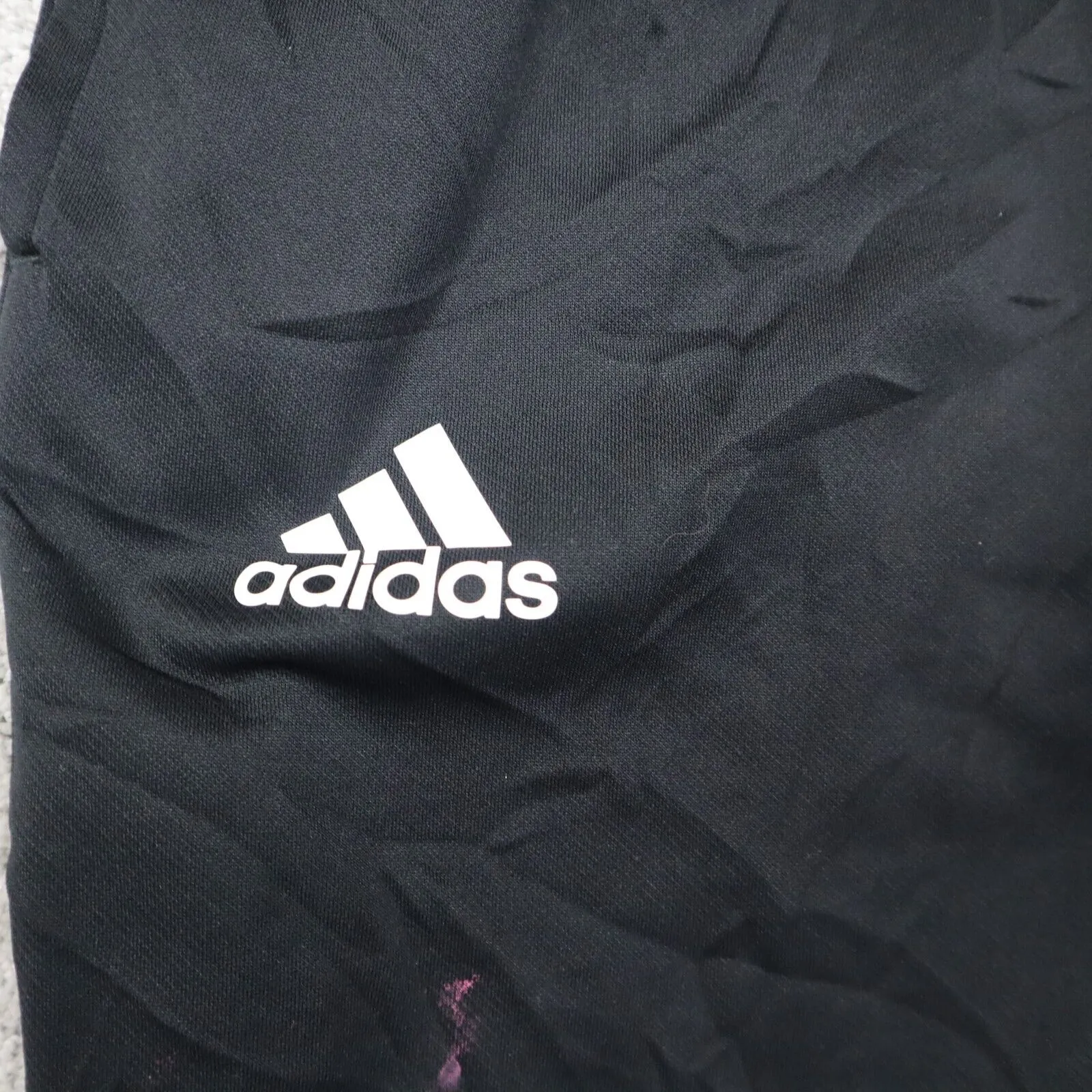 Adidas Volley Ball Pants Youth Boys Large Black Athletics Sportswear Logo Pants