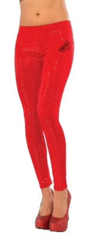 Adult Dorothy Ruby Red Leggings