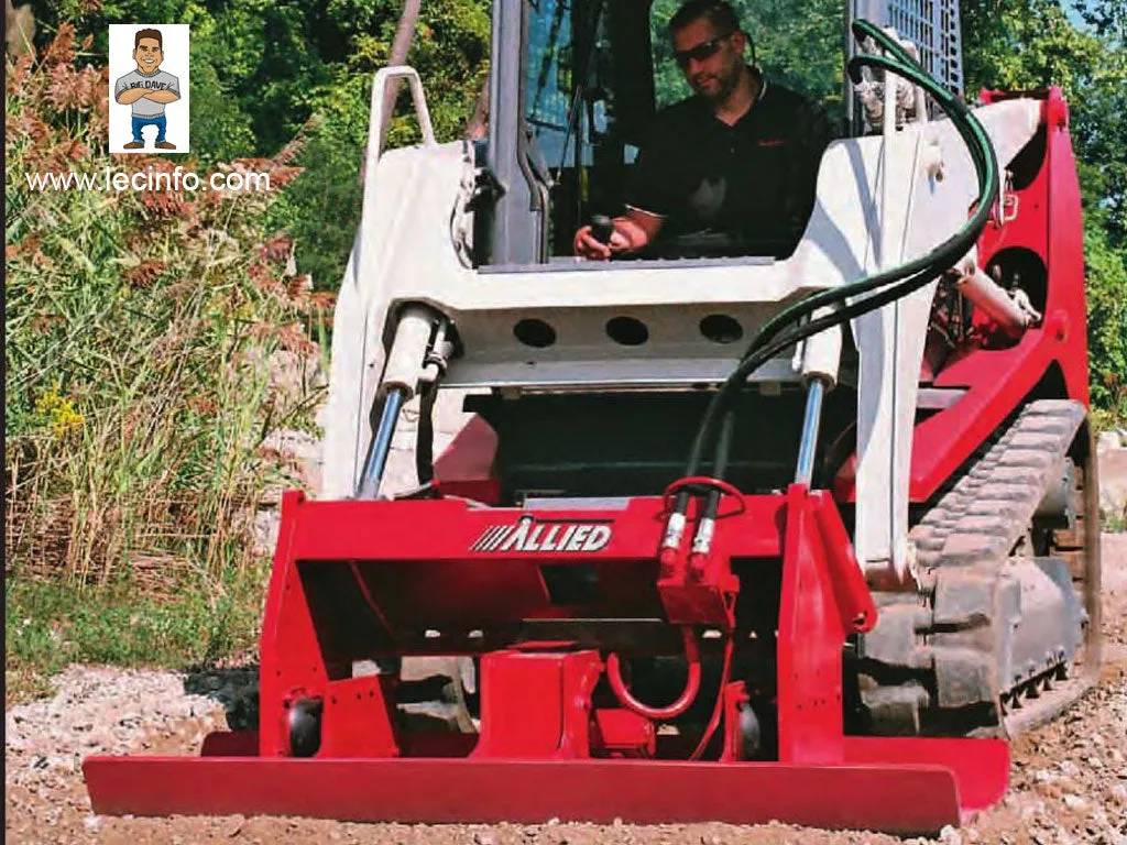 ALLIED SKID-PAC plate compactor for skid steer loader