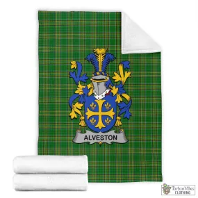 Alveston Irish Clan Tartan Blanket with Coat of Arms