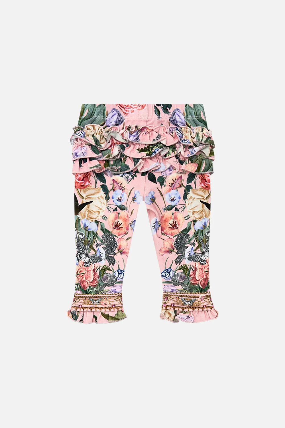 BABIES LEGGINGS WITH FRILLS WOODBLOCK WONDER