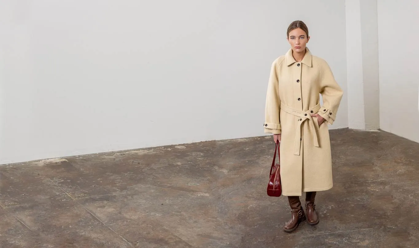 Belted Duster Overcoat