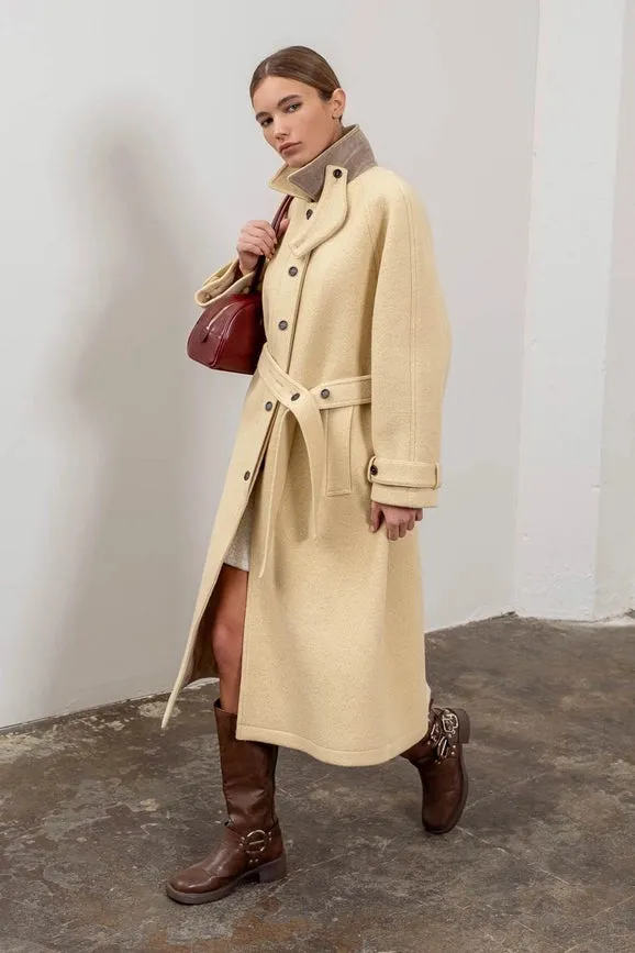 Belted Duster Overcoat