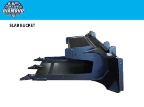 BLUE DIAMOND slab bucket for skid steer loaders