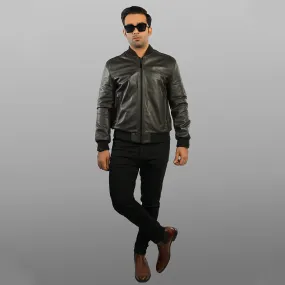 Bomber Leather Jacket - Limited Edition