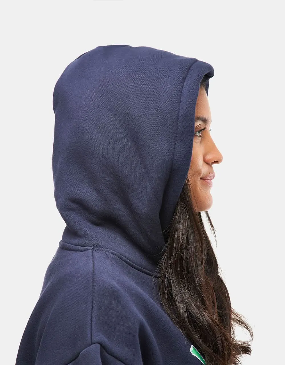 Butter Goods Scratch Applique Pullover Hoodie - Deep Navy