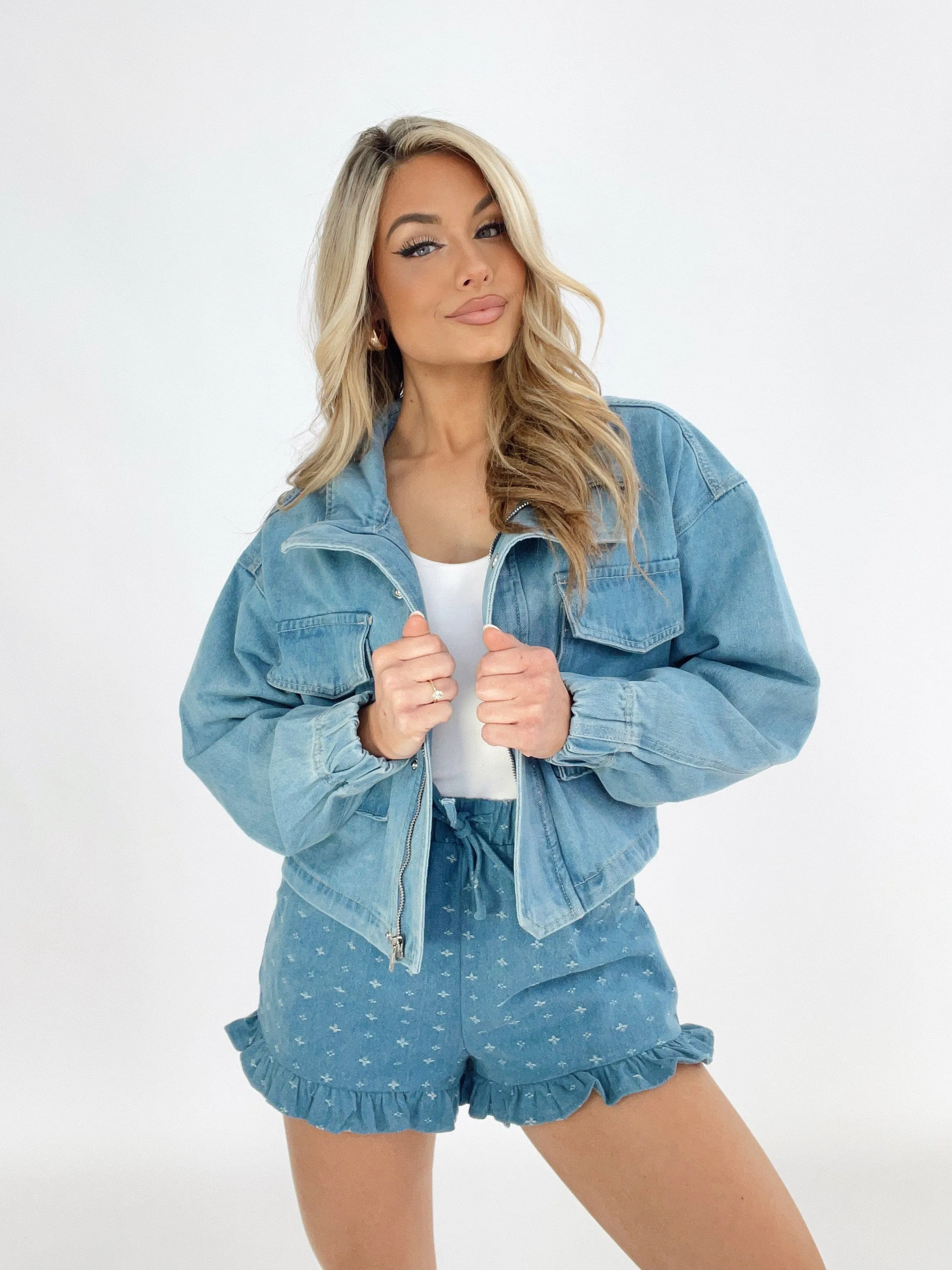 Cargo Denim Jacket