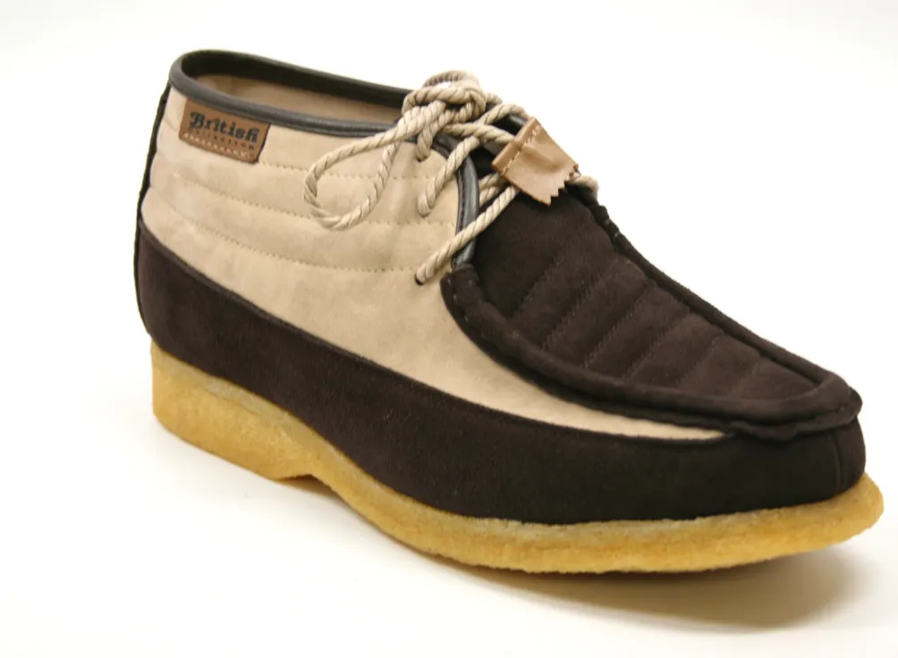 Castle Suede Lace-Up Shoe with Crepe Sole - Quality Craftsmanship, Style, and Comfort