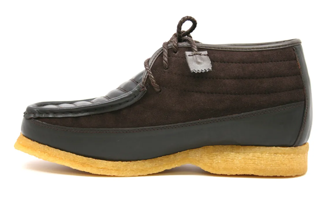 Castle Suede Lace-Up Shoe with Crepe Sole - Quality Craftsmanship, Style, and Comfort