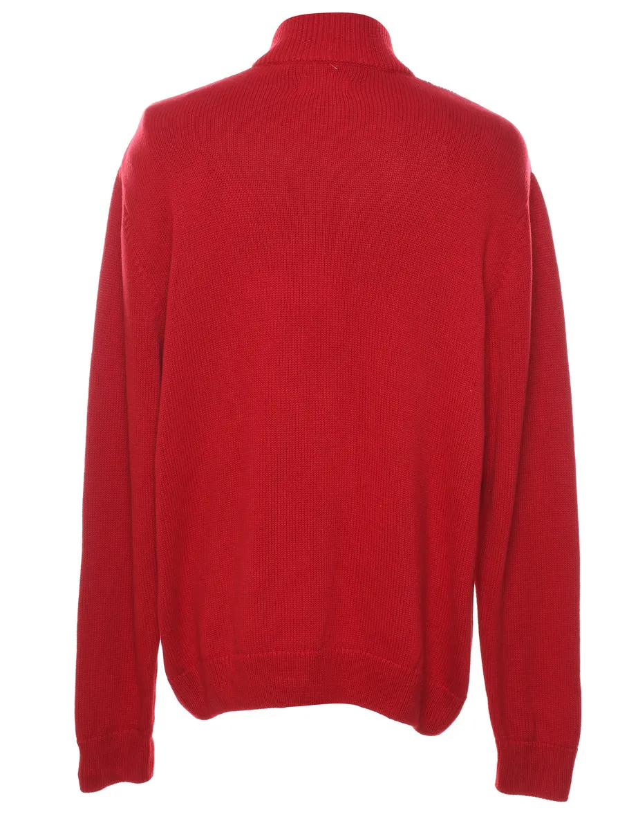 Chaps Nordic Polo Neck Jumper - XL