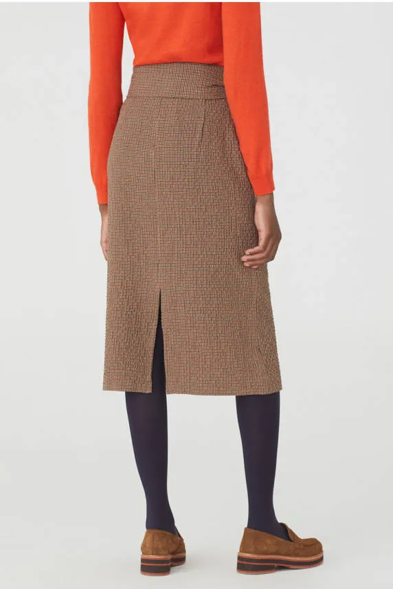 Checked Oppenheim Midi Skirt