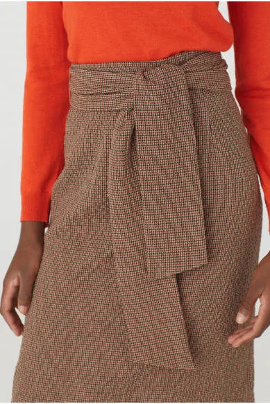 Checked Oppenheim Midi Skirt