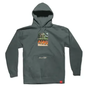 Chocolate Little Wins Pullover Hoodie Alpine Green