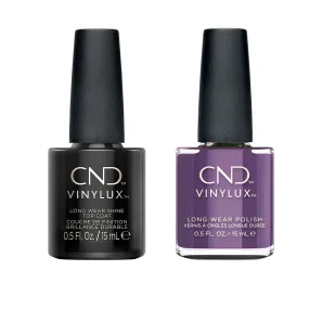 CND - Vinylux Topcoat & Absolutely Radishing 0.5 oz - #410