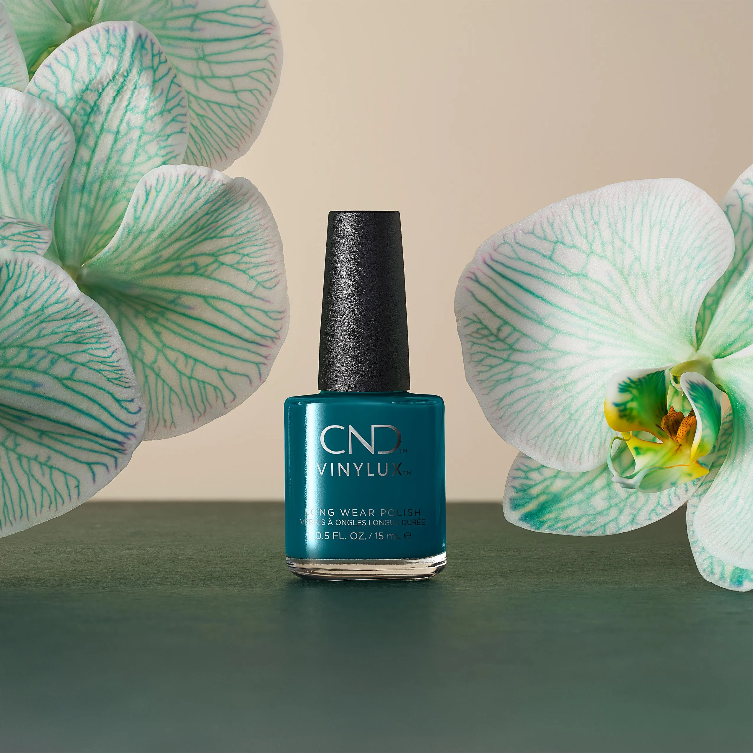 CND - Vinylux Topcoat & Teal Time 0.5 oz - #411