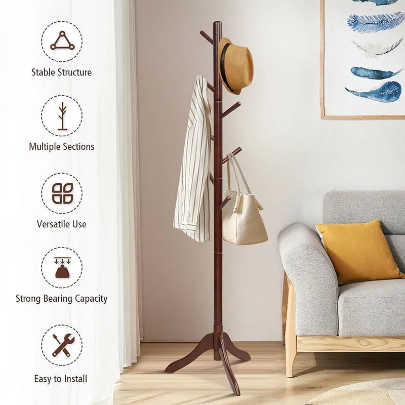 Coat Rack 8 Hooks