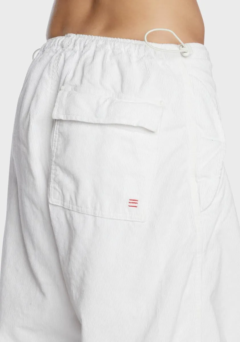 Corduroy Baggy Tech Pants