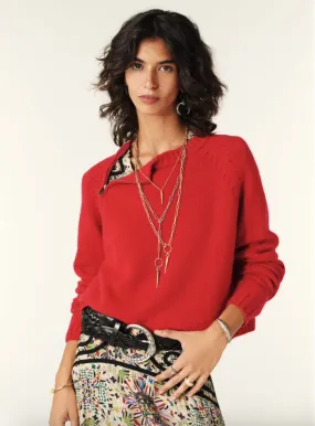 Corvy Cashmere Jumper Red