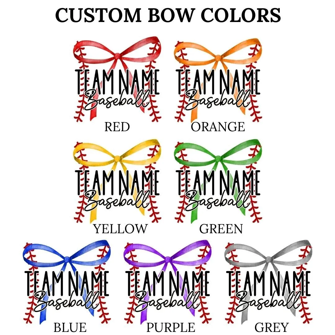 Custom Baseball Team With Bow Bella Wholesale Sweatshirt - Popular