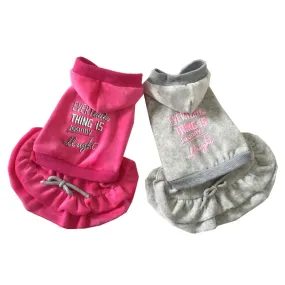 Cute Cake Velvet Material Pet Dogs Dress Coat  Free Shipping Dogs Clothes new clothing for dog