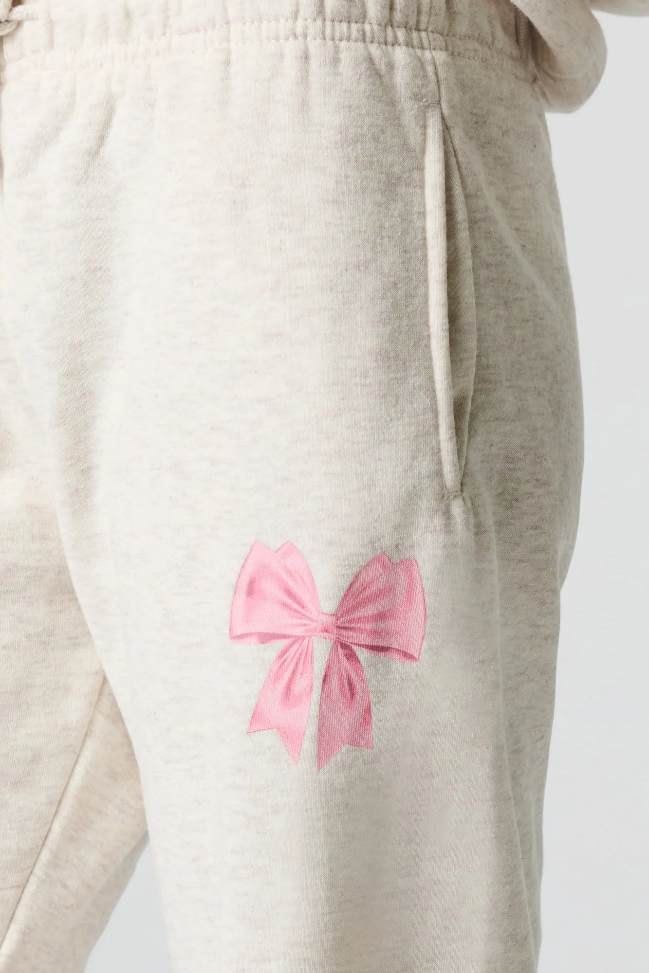 Cutesy Graphic Fleece Jogger