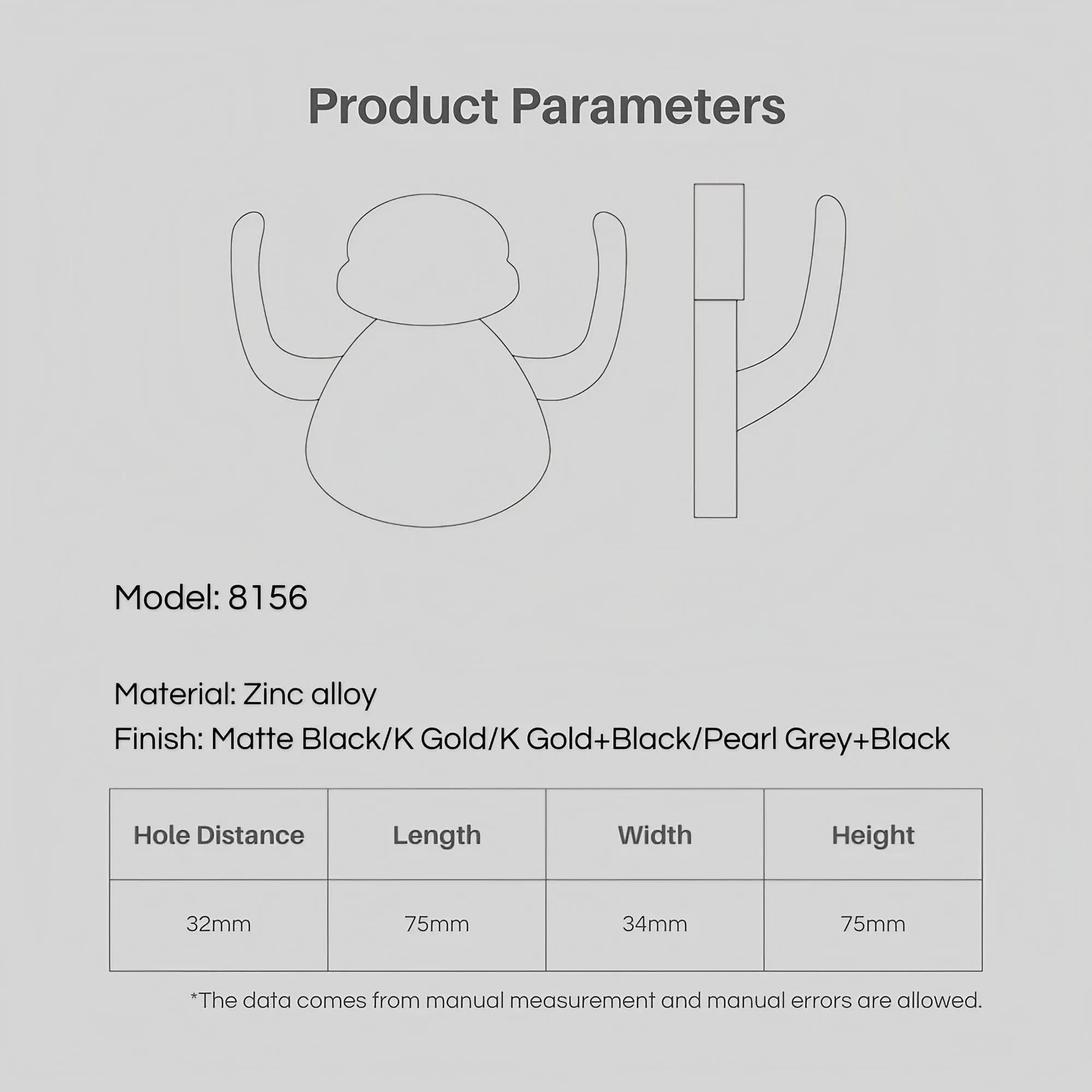Decorative Wall Hooks Hanging Clothes