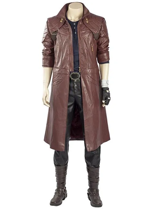 Devil May Cry 5 Dante Outfit Trenchcoat Cosplay Costume Whole Set