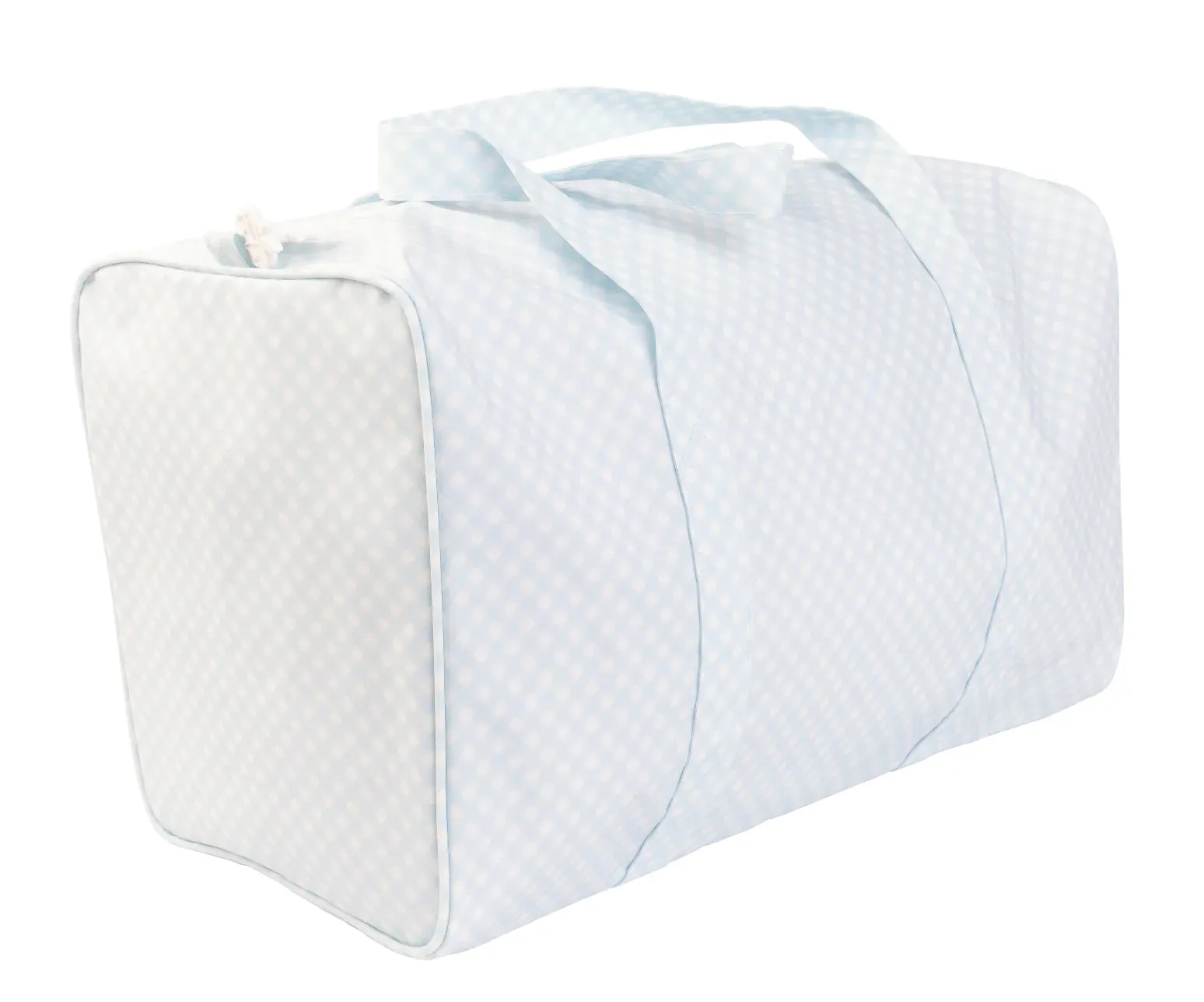 Duffle Bag Blue Gingham