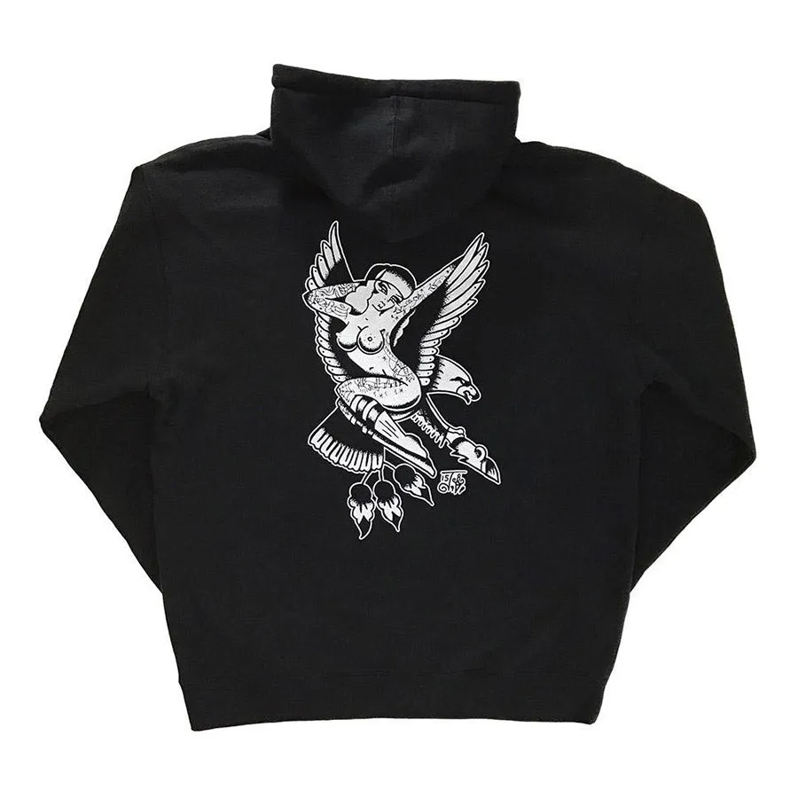 Eagle Pinup Mens Zip Hoodie