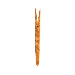 Eddingtons Italian Olive Wood Pickle Fork, 8"