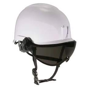 Ergodyne 60216 8974V Anti-Fog Smoke Lens White Class E Safety Hard Hat Helmet   Visor