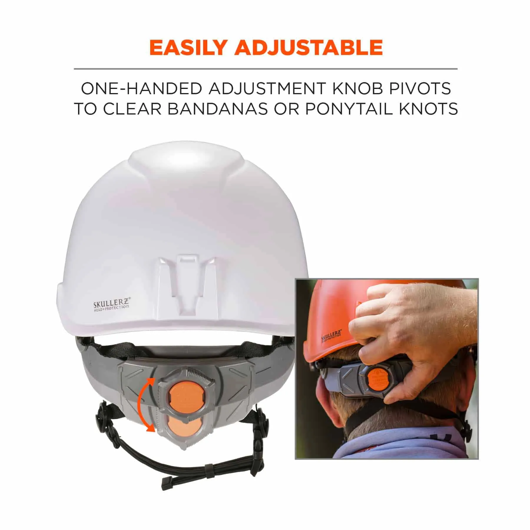 Ergodyne 60216 8974V Anti-Fog Smoke Lens White Class E Safety Hard Hat Helmet   Visor