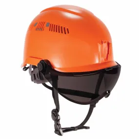 Ergodyne 60222 8975V Anti-Fog Smoke Lens Orange Class C Safety Hard Hat Helmet   Visor