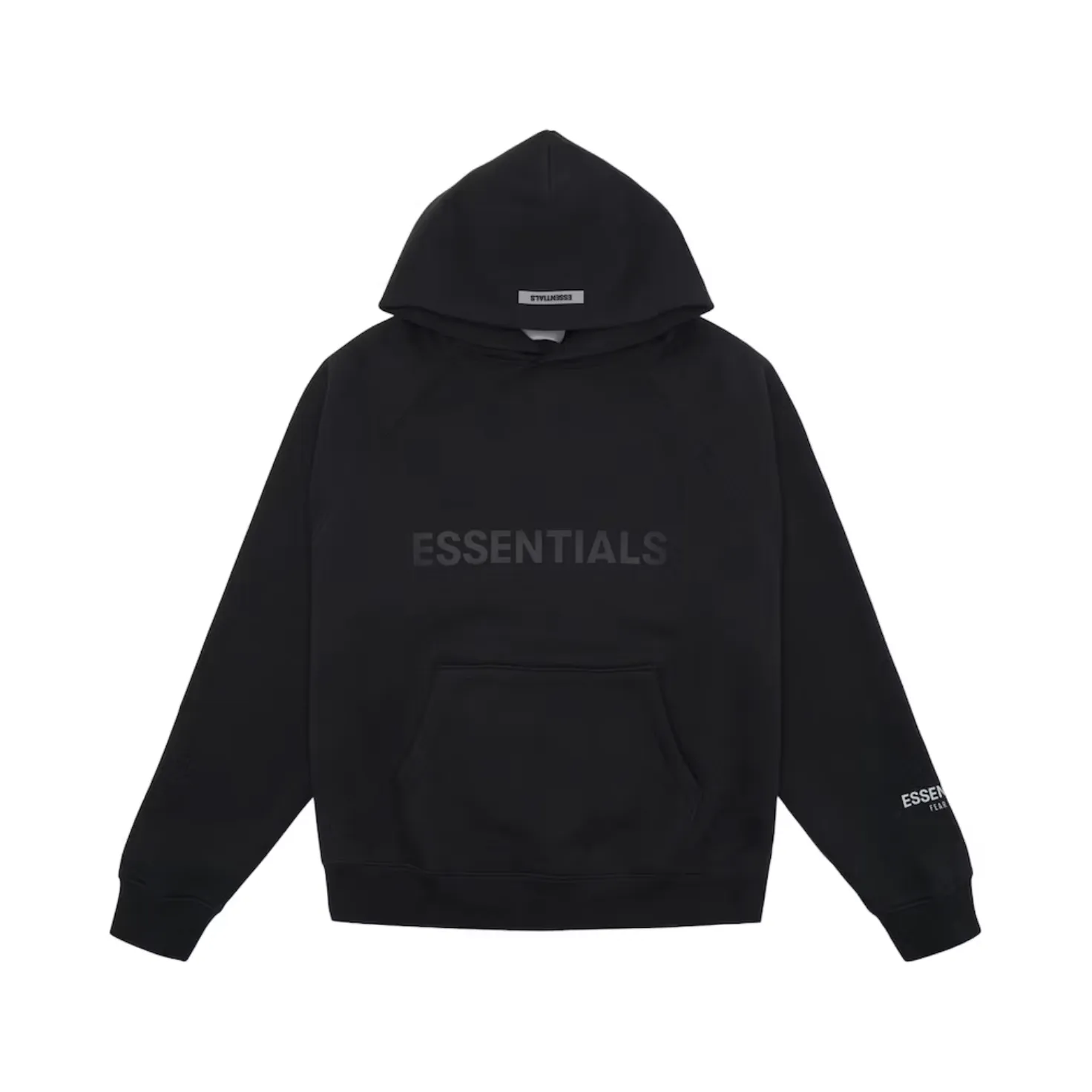 Fear of God Essentials Pullover Hoodie Applique Logo Dark Slate/Stretch Limo Black