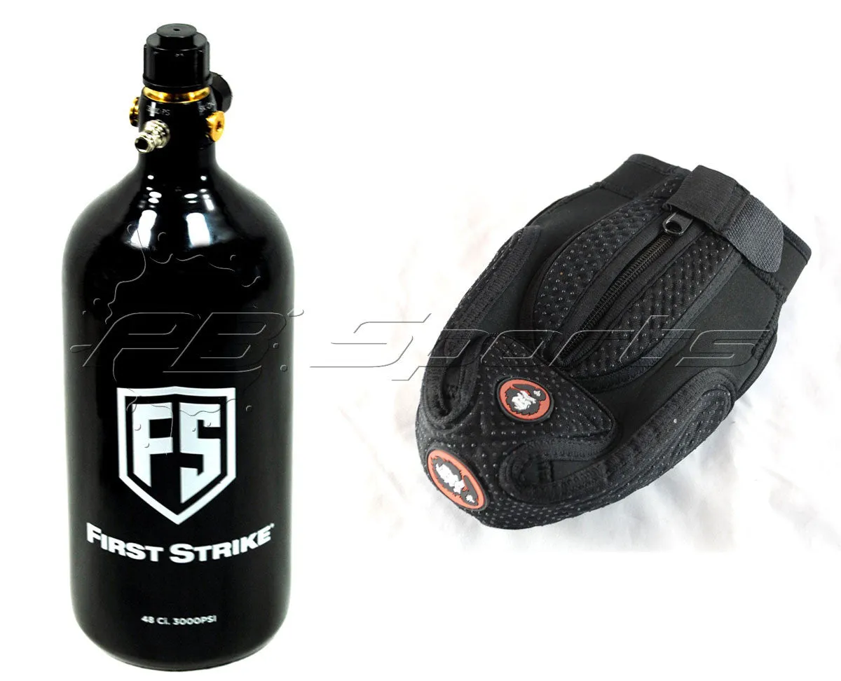 First Strike 48/3000 HPA Nitrogen Tank Guerrilla Air Tank Cover Combo